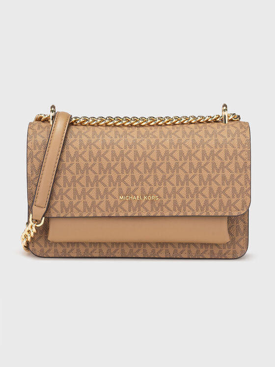 Crossbody bag with monogram logo print - 1