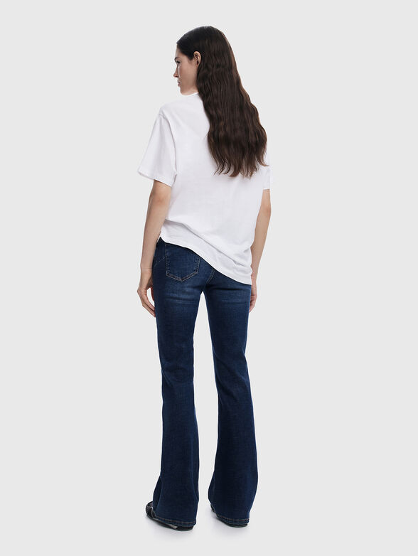 White T-shirt with print - 3