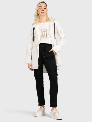 Sports pants with in black color - 5