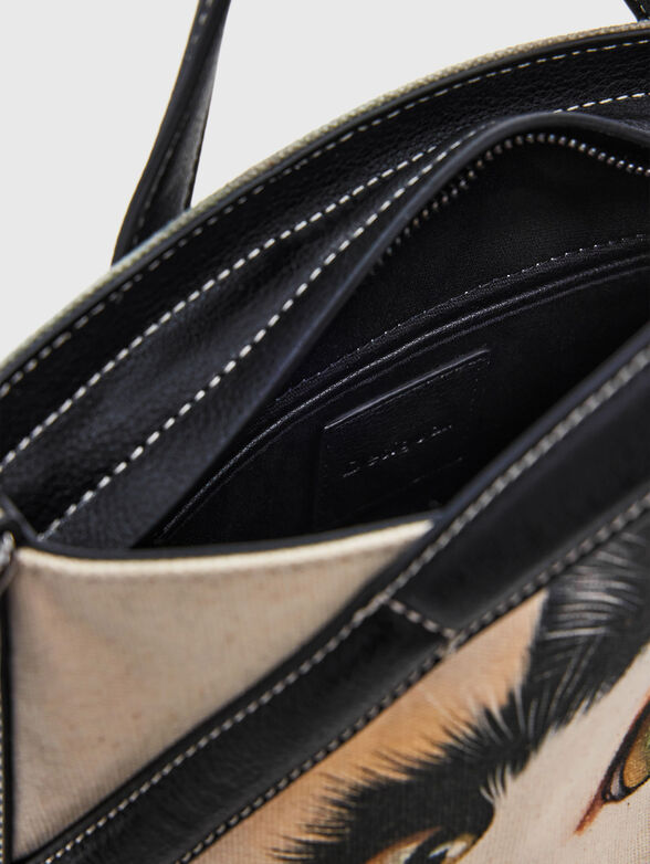 Printed textile shopper bag - 6