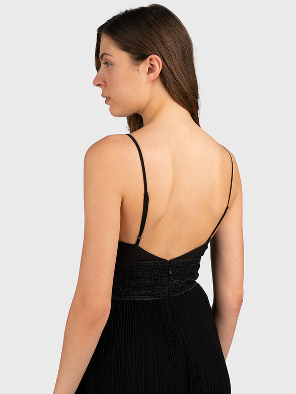 AMIAH black pleated jumpsuit - 3