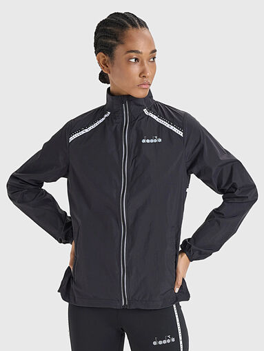 Black sports windproof jacket - 3