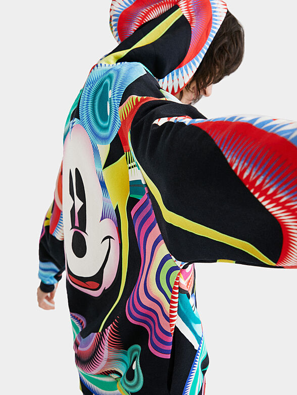 Multicolor sweatshirt with Mickey Mouse print - 2