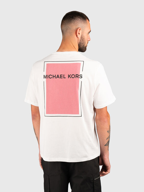 Cotton T-shirt with accent back - 2