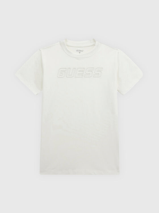 Tricou cu logo maxi reliefat - 1