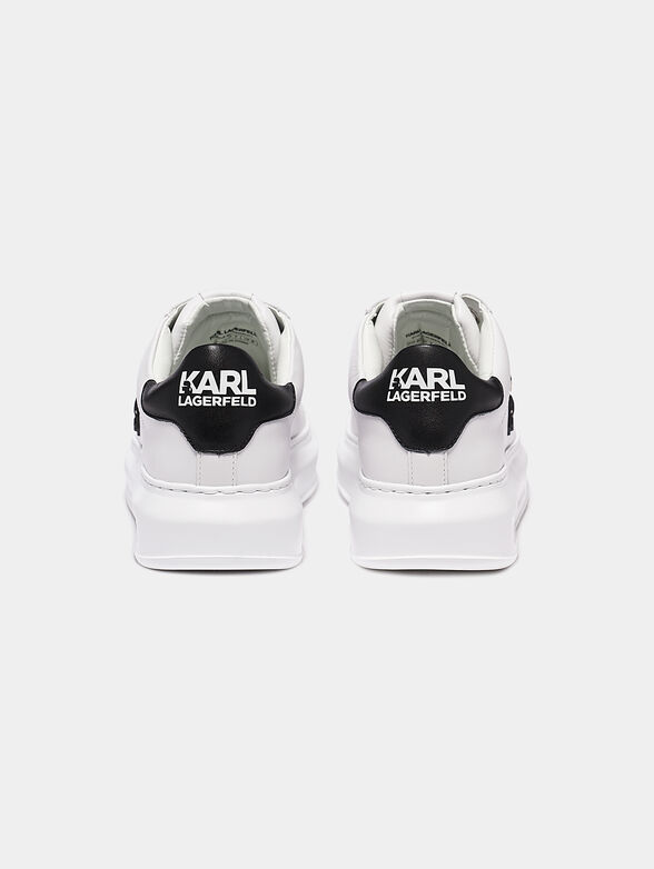 KAPRI Black sneakers with contrasting heel - 3