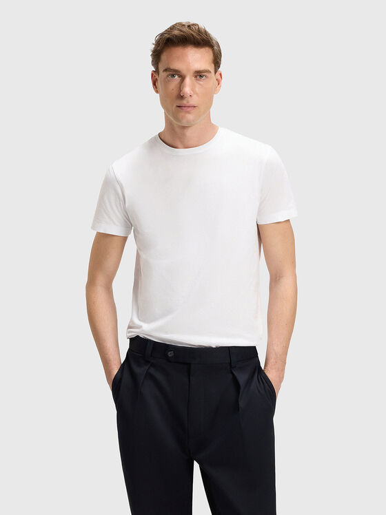 Cotton T-shirt in white colour - 1