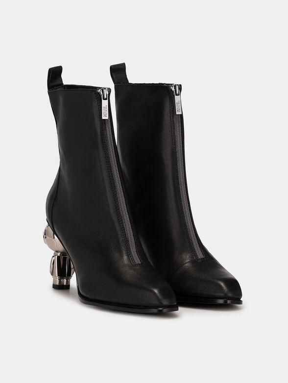 IKON ankle boots with accent heels - 2