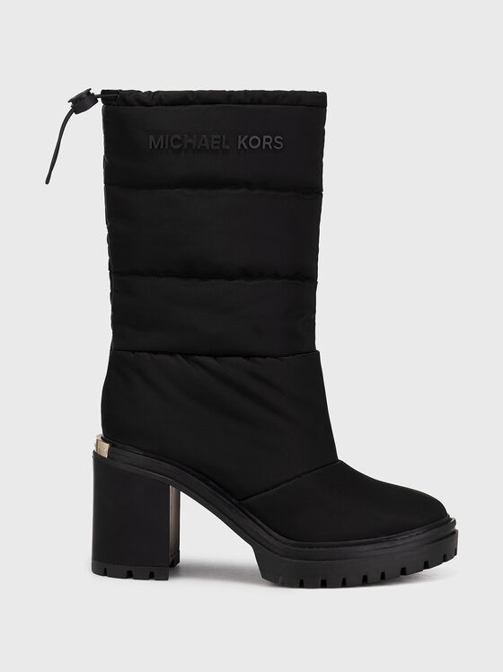 HOLT quilted boots with logo detail - 1