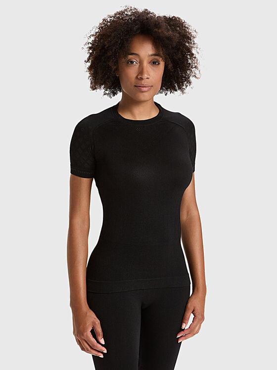 Black sports T-shirt - 1