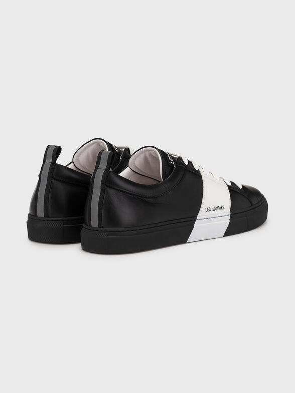 Leather sports shoes with contrasting details - 3