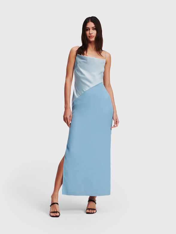 Maxi blue dress - 1