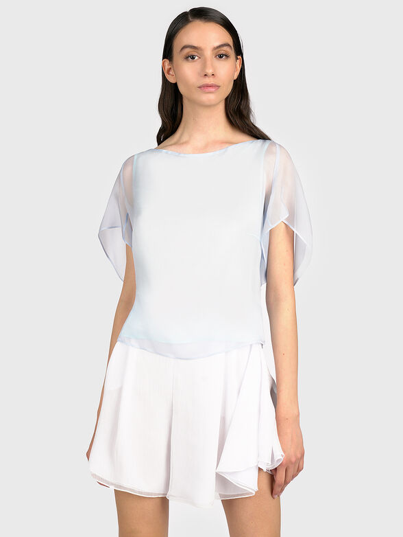 Blouse with silk threads - 1