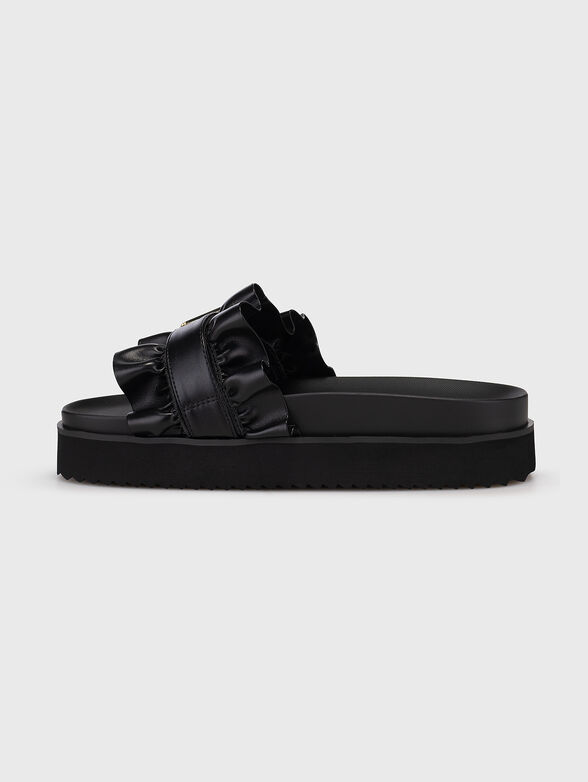 ARIZONA slippers with accent buckle - 4