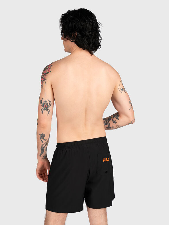 SCALEA beach shorts with contrast logo - 2