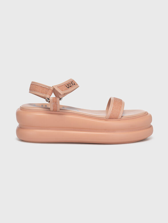 ARIA 03 sandals with appliqué rhinestones - 1