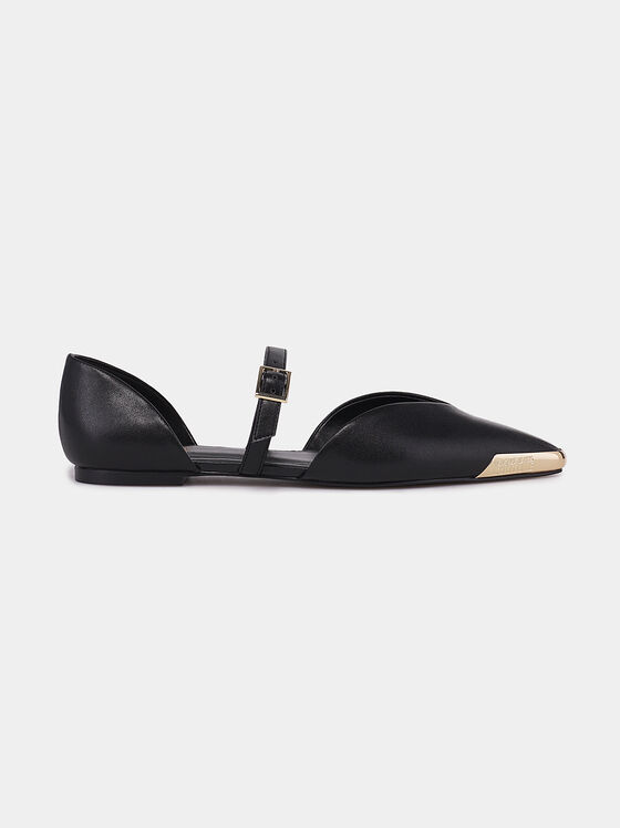 AUDREY Flat leather shoes - 1