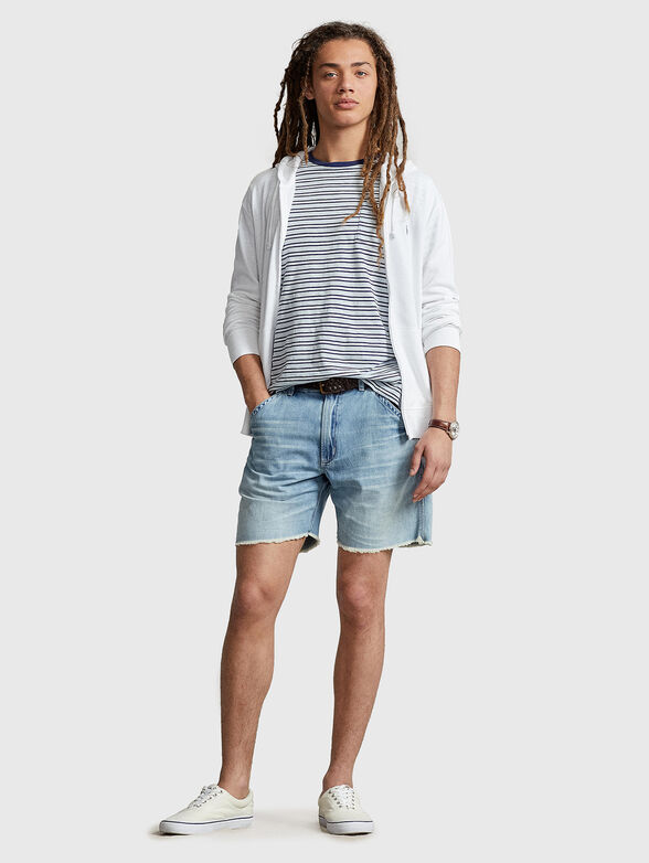 Sweatshirt with zip and hood - 2