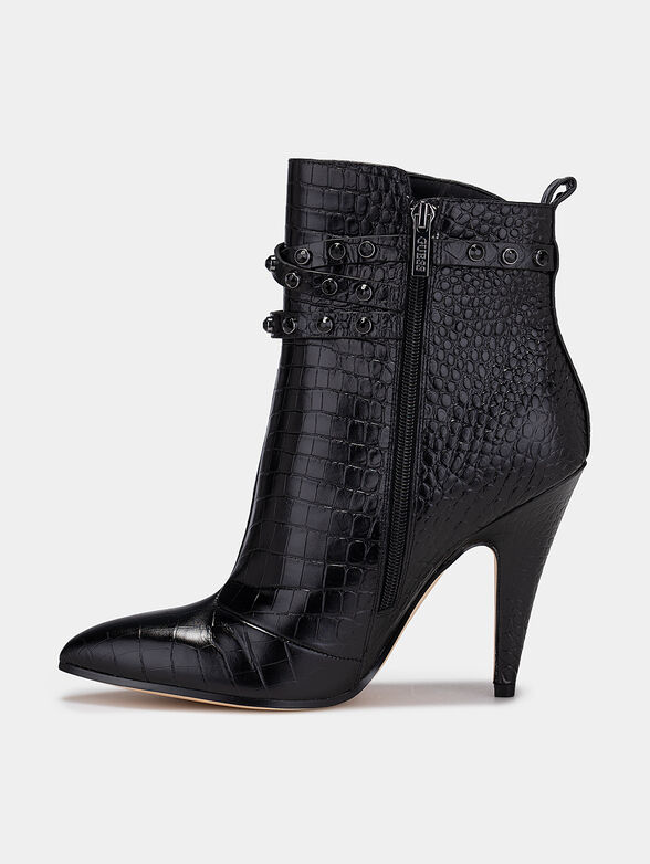 JESSIA Boots with crocodile texture - 4