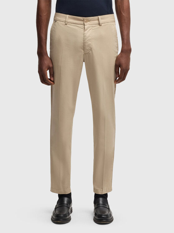 Pantaloni din bumbac H-KAITON - 1