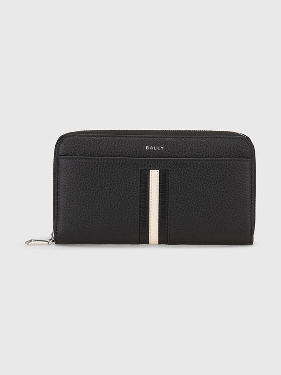 Wallet with logo detail and contrast stripe  - 1
