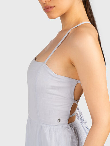 Mini dress with bare back  - 3