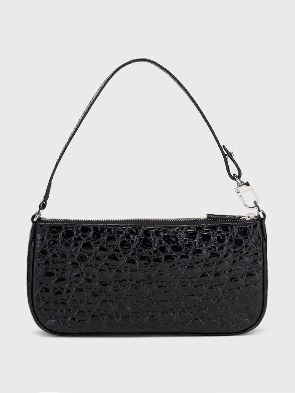 Leather bag with croc effect - 2