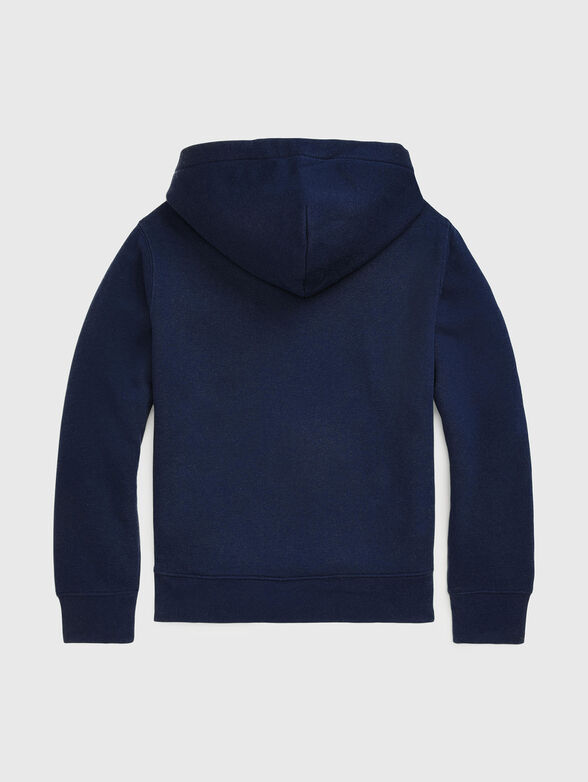Hooded sweatshirt with accent Polo Bear print - 2