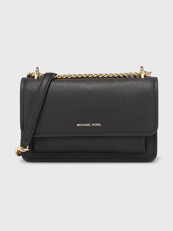 Leather crossbody bag with chain - 1