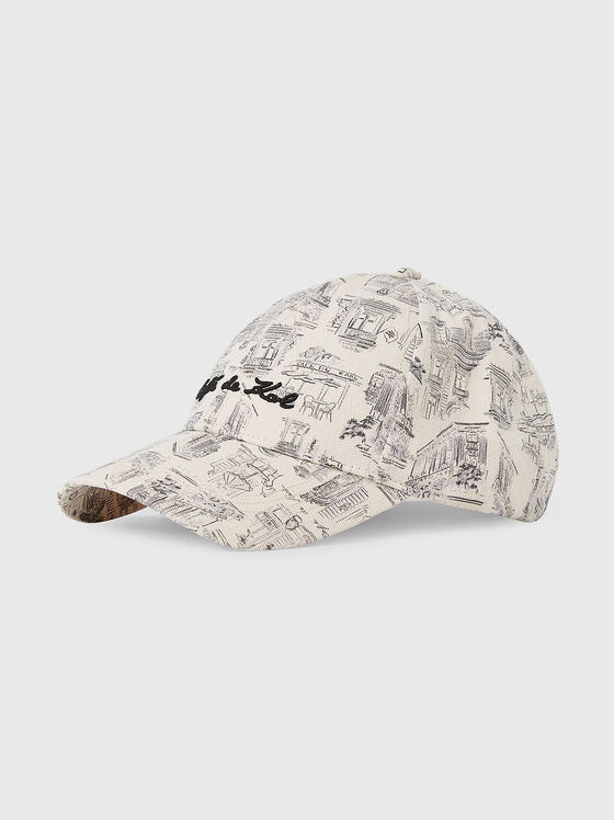 Șapcă imprimată KARL LAGERFELD X JORGE PARRA - 1