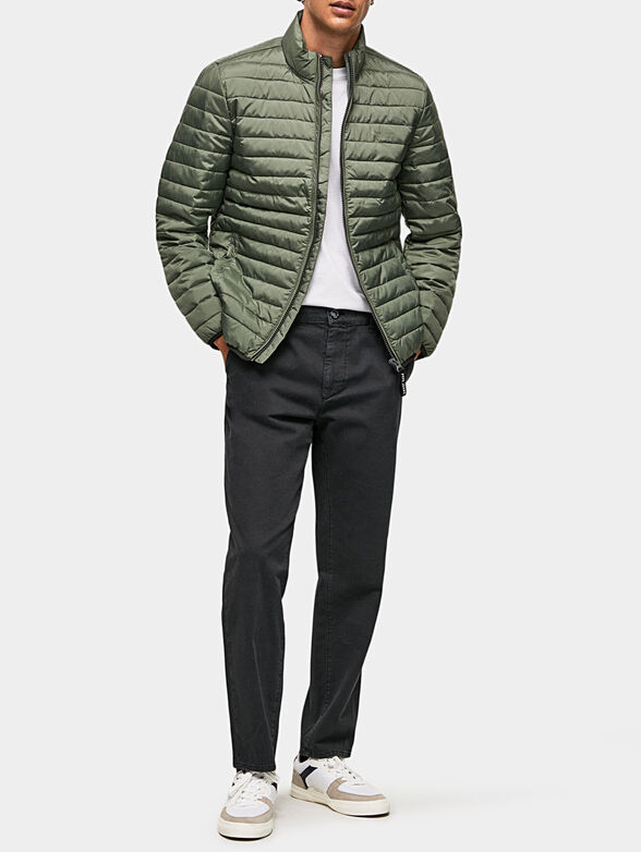 CONNEL green jacket with quilted effect - 2