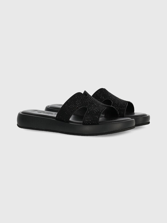 LOTUS black slippers - 3