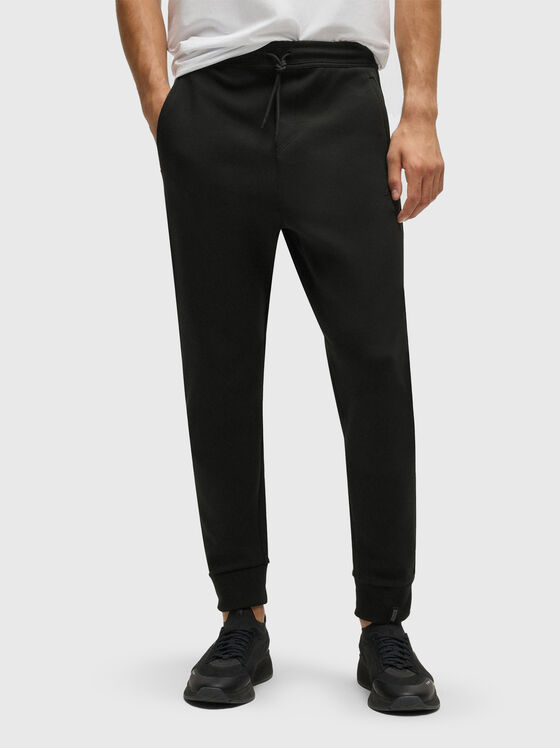 Pantaloni sport cu detaliu logo - 1