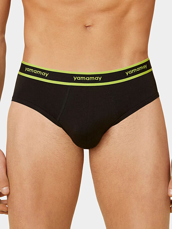 NEW FASHION COLOR black briefs - 1