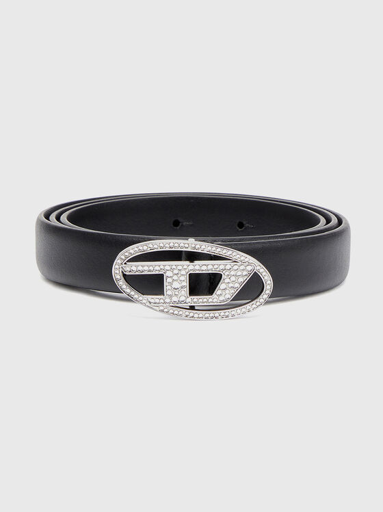 Curea din piele OVAL D LOGO B-1DR STRASS - 1