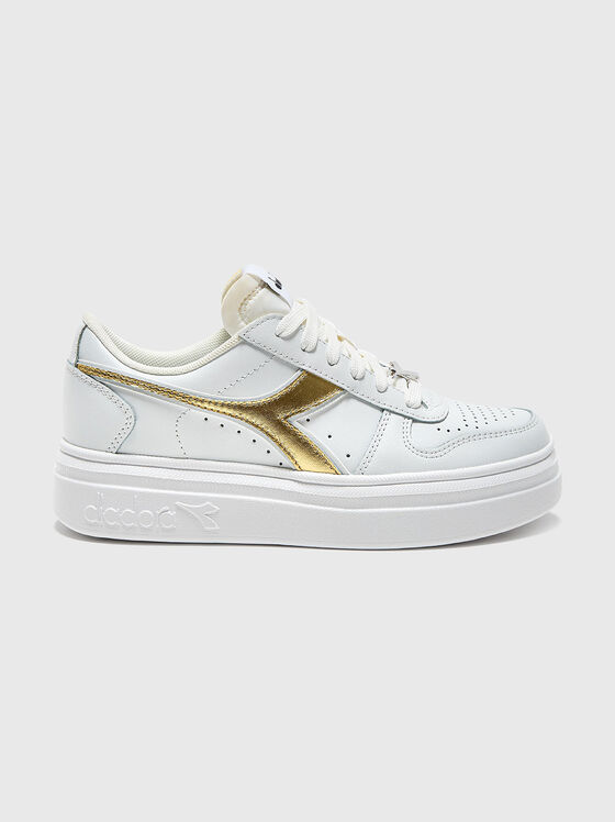 Adidași MAGIC BOLD METAL cu logo auriu - 1