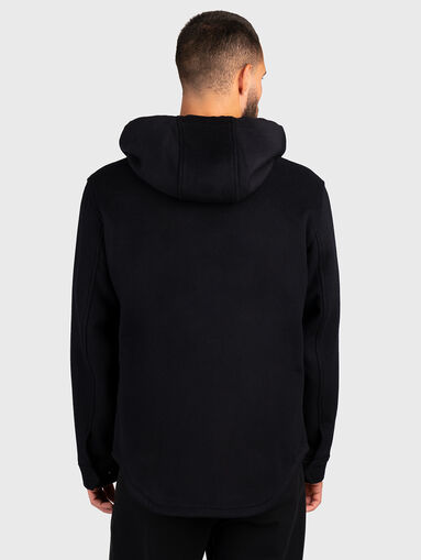 Soft wool jacket with hood - 3
