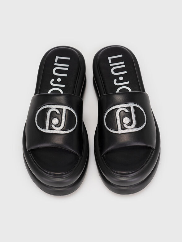 ARIA 04 slippers with contrasting logo - 6