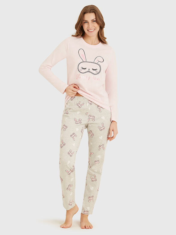 FUNNY BUNNY two-piece cotton pyjamas  - 1
