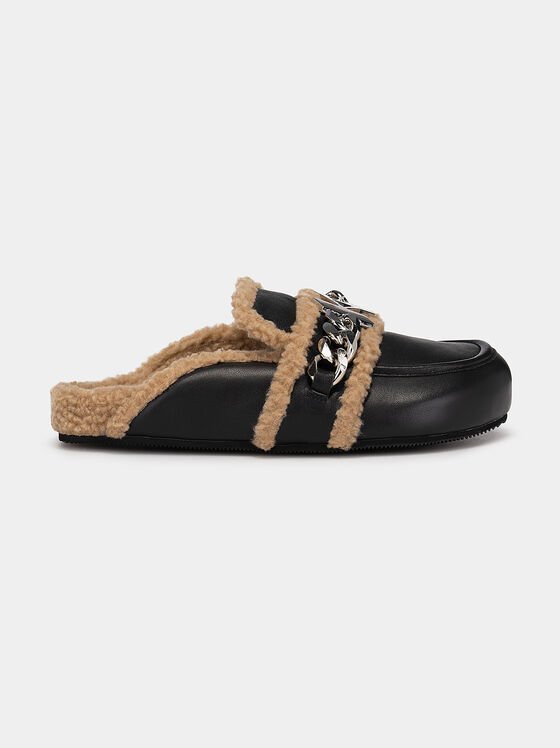 ODESSA slippers with decorative chain - 1