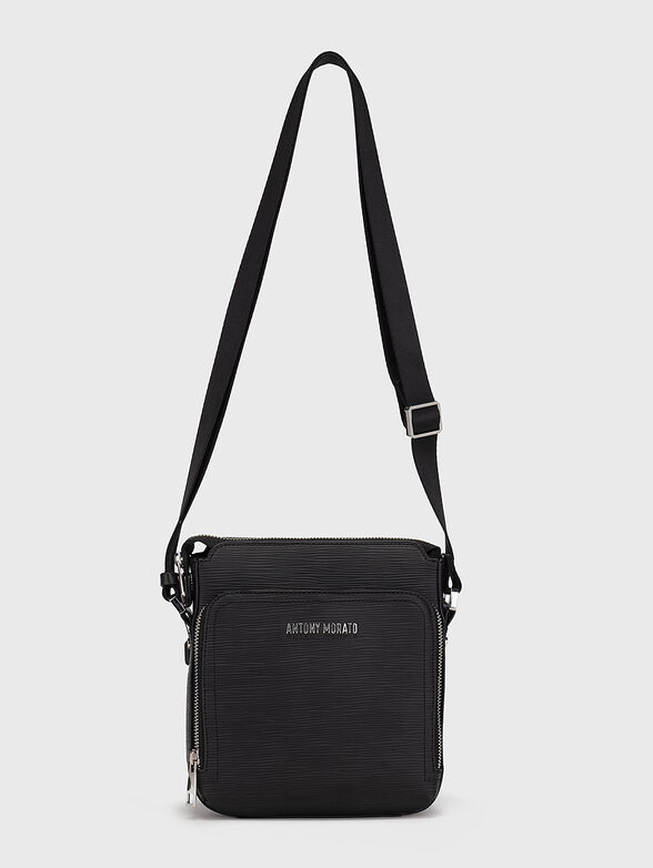 MESSANGER black bag with logo accent - 2