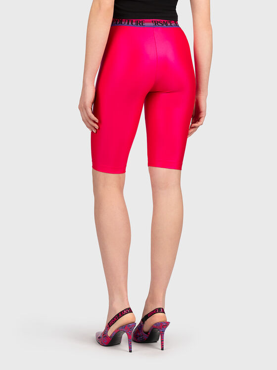 Short leggings with contrasting logo element - 2