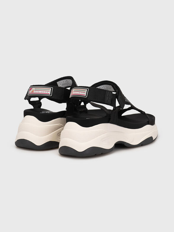 GRUB LOGO sandals with white sole - 3