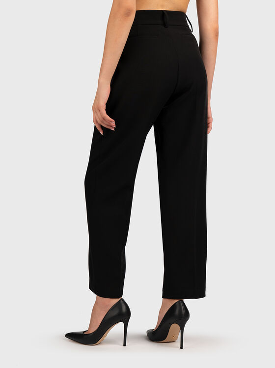 Pantaloni negri cu talie înaltă - 2
