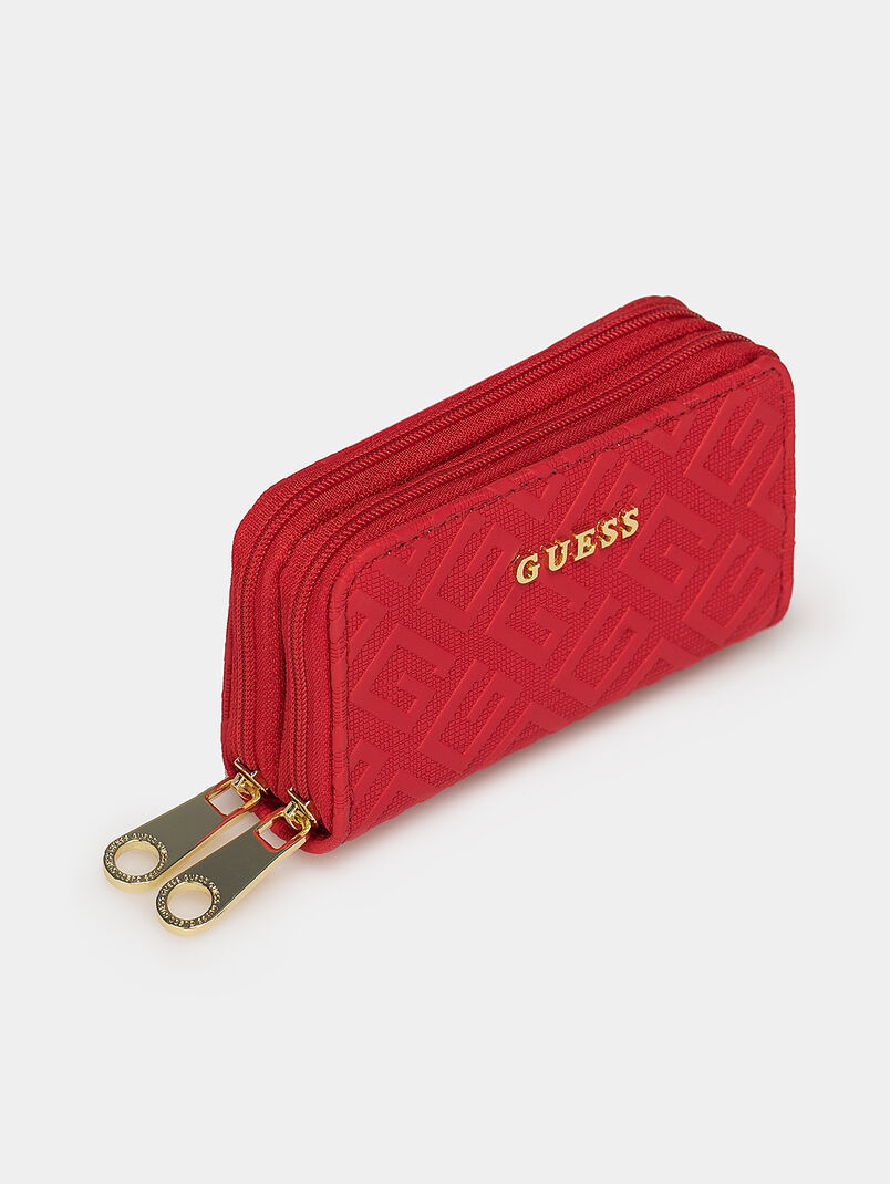 Black purse with logo detail - 3
