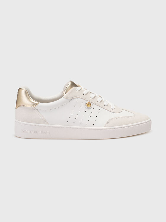 Adidași SCOTTY din piele cu logo - 1