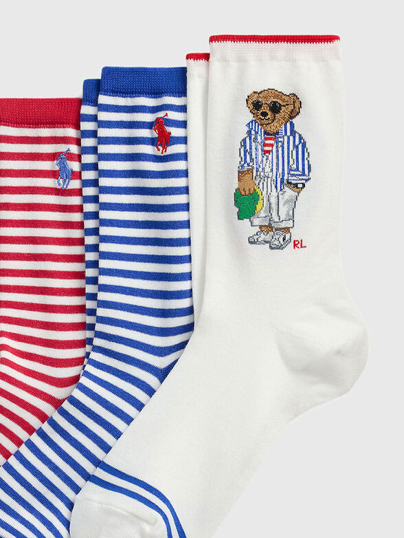 Set of 3 pairs of Polo Bear socks - 2
