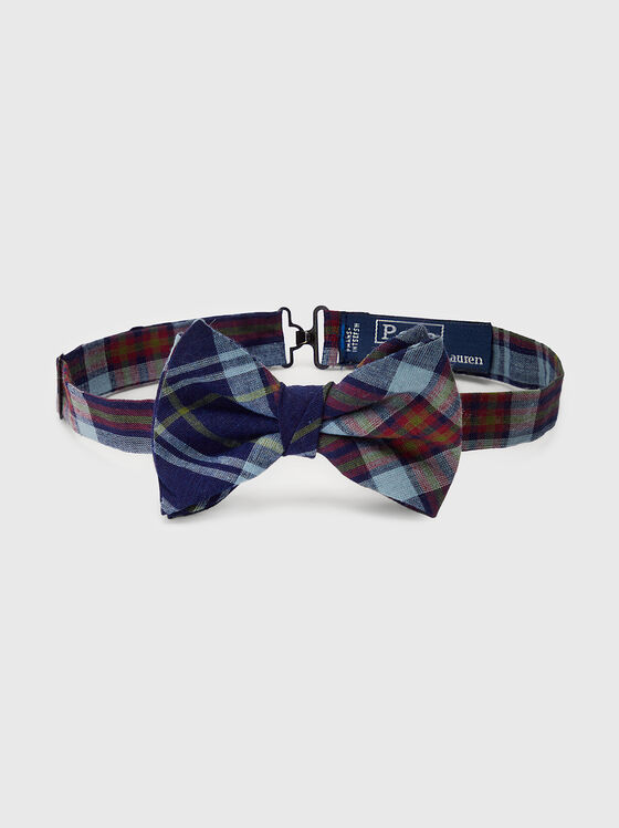 Bow tie with checkered print - 1