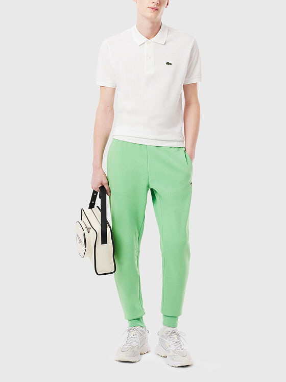 Pantaloni sport verde deschis - 1