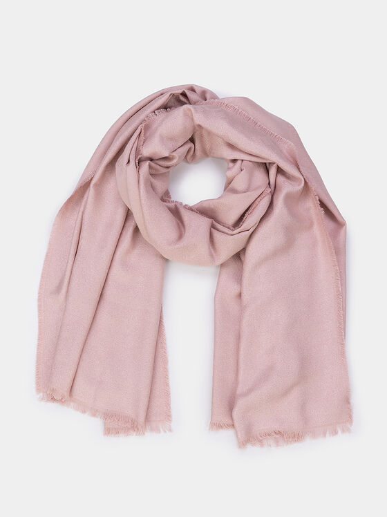 Scarf with monogram logo print - 1